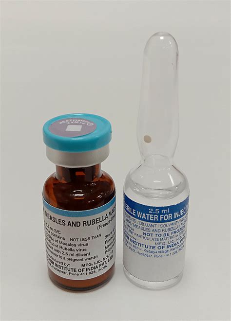 Measles and Rubella Vaccine, Live, Attenuated | WHO - Prequalification of Medical Products (IVDs ...