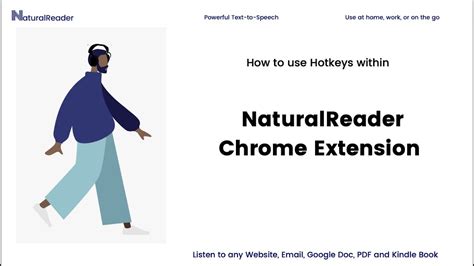 How to use Hotkeys within NaturalReader Chrome Extension - YouTube