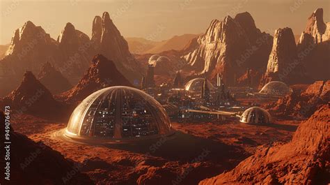 Terraforming Mars, CGI scene: A computer-generated scene of a ...