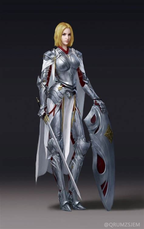 Zezhou Chen | Concept Art World | Warrior woman, Fantasy armor, Female knight