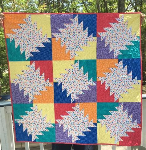 Buzz Saw Patchwork Baby Quilt from http://www.HomeSewnByCarolyn.com | Quilts, Baby patchwork ...