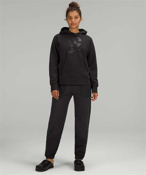 Lululemon Loungeful Hoodie *Graphic - Black - lulu fanatics