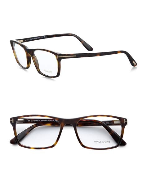 Tom Ford 5295 Rectangular Optical Frames in Brown for Men - Lyst