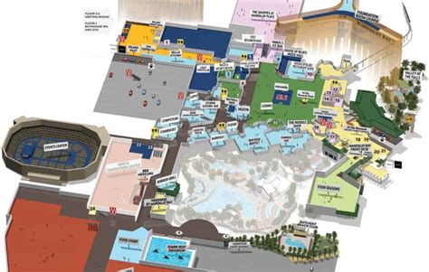 Mandalay Bay Hotel Map in 2021