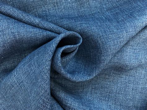 Italian Fine Linen Twill in Blue | B&J Fabrics