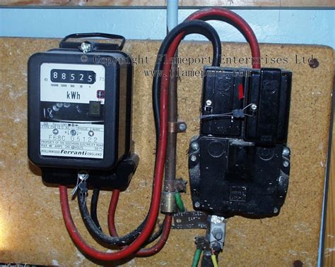 Old Ferranti Electricity Meter - Electric Meter Wiring Diagram ...