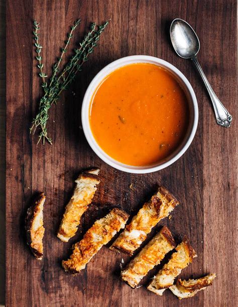 Creamy Tomato Soup and Grilled Cheese - Brooklyn Supper