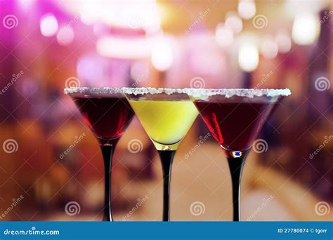 Glasses with cocktail stock photo. Image of party, liquid - 27780074