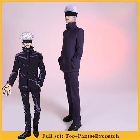 Gojo Satoru Cosplay Costume Anime Jujutsu Kaisen Cosplay Costume Men ...