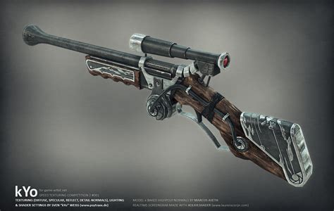 Steampunk Rifle by xell on DeviantArt