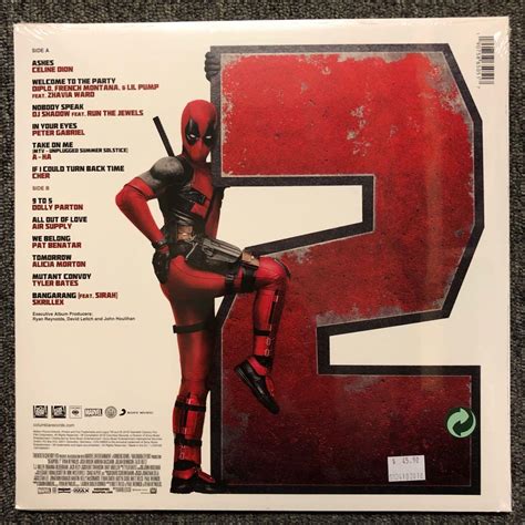 Deadpool 2 Original Soundtrack OST LP OST LP, Music & Media, CDs, DVDs ...