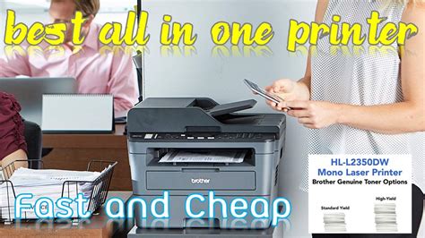 Brother Monochrome Laser Printer MFCL2710DW Review - YouTube