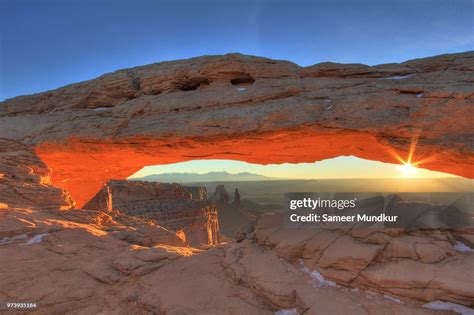 Mesa Arch Sunrise High-Res Stock Photo - Getty Images