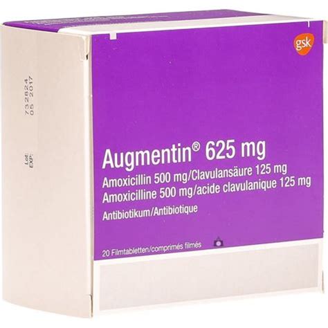 Augmentin 625mg Tabs