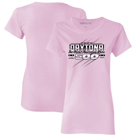 Checkered Flag Sports Women's Checkered Flag Sports Pink 2024 Daytona 500 Graphic T-Shirt | The ...