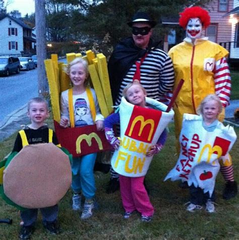 Homemade Halloween Costumes of McDonalds! | Clever halloween costumes ...