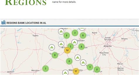 REGIONS BANK LOCATIONS IN ALABAMA STATE » Bankingallinfo-World Largest Bank Information Portal