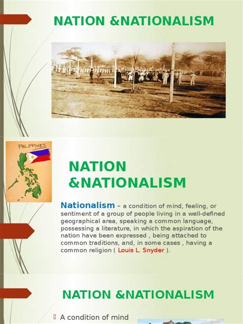 Nation &Nationalism | Nationalism | Nation