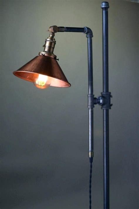 adjustable lamp stands - Google Search | Rustic floor lamps, Industrial floor lamps, Floor lamp
