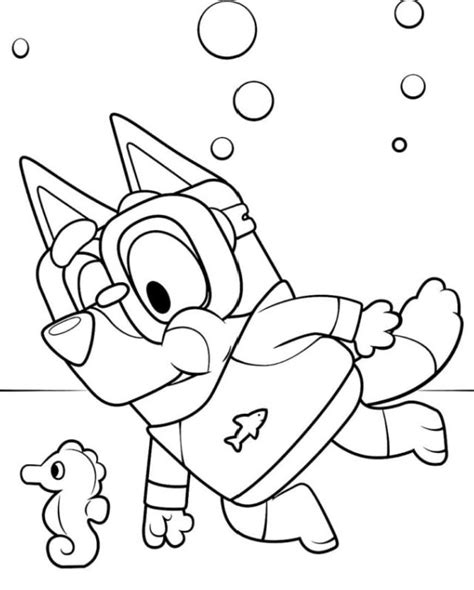 25 Free Bluey Coloring Pages for Kids and Adults