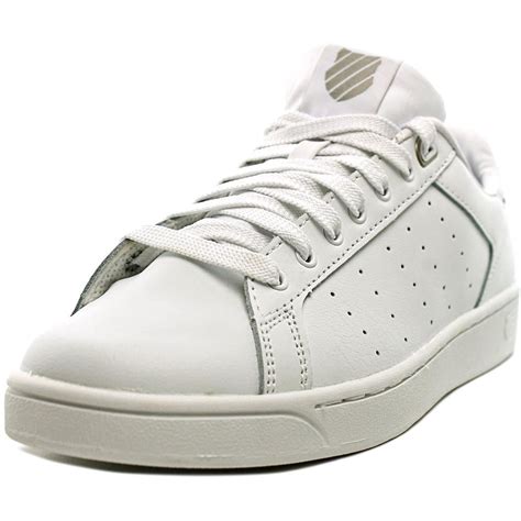 K-Swiss - k-swiss clean court cmf women round toe leather white tennis ...