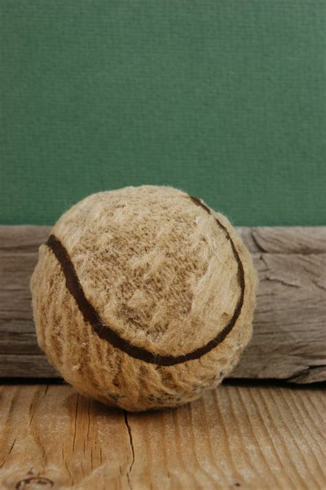 Old tennis ball stock photo. Image of ball, floor, broken - 174324440