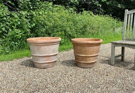 Pair of Terracotta Planters