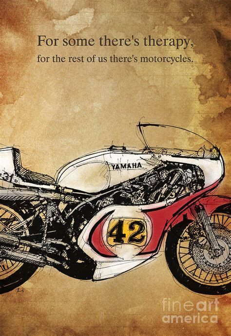 Yamaha 42 Quote Drawing by Drawspots Illustrations - Fine Art America