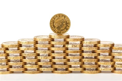 British 1 Pound Coins Free Stock Photo - Public Domain Pictures