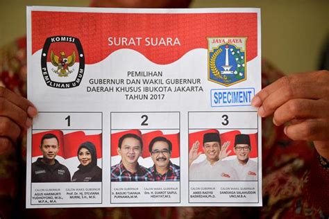 Contoh Surat Suara Pilkada 2017 - 52+ Koleksi Gambar