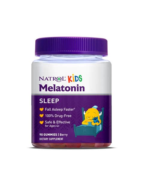 Natrol Kids Melatonin Gummies Berry -- 90 Gummies - Vitacost