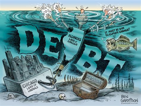 Drowning In Debt – Grrr Graphics