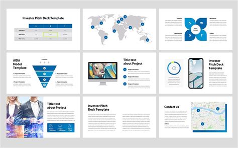 Investor Pitch Deck PowerPoint template - TemplateMonster