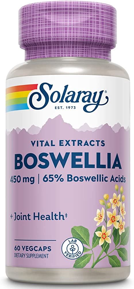 Solaray Boswellia Resin Extract 60ct 300mg, Save Big at VitaNet®, LLC