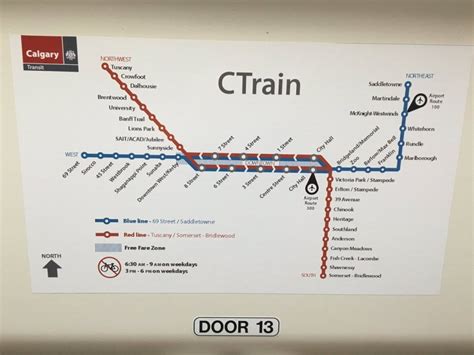 Transit Maps: Photo – Official Map: New CTrain System Map, Calgary, Canada, 2016