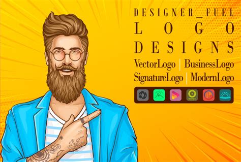 Design 2 awesome logo with free editable file by Designer_fuel | Fiverr