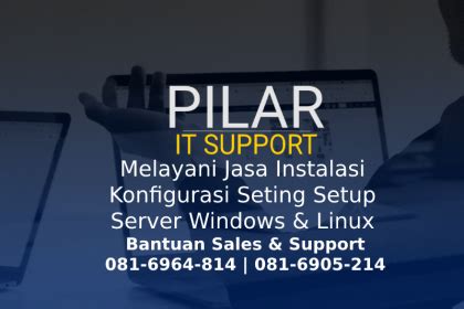 Jasa Konfigurasi Server • Pilar IT Support