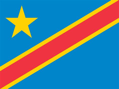 Democratic Republic of the Congo flag color codes