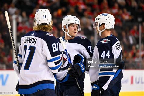 Winnipeg Jets Left Wing Kyle Connor , Winnipeg Jets Right Wing... News Photo - Getty Images