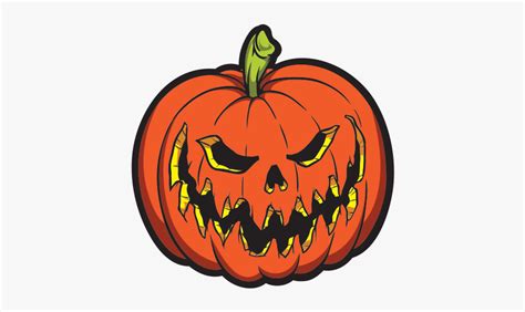 Evil Pumpkin Png - Scary Pumpkin Halloween , Free Transparent Clipart - ClipartKey