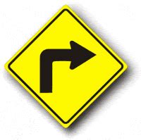 Right Turn Arrow sign