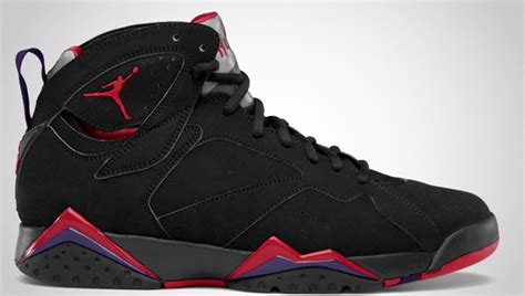 Air Jordan Retro 7 - Black/True Red-Dark Charcoal-Club Purple ...