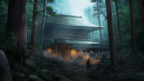 4k Anime Temple Wallpapers - Wallpaper Cave