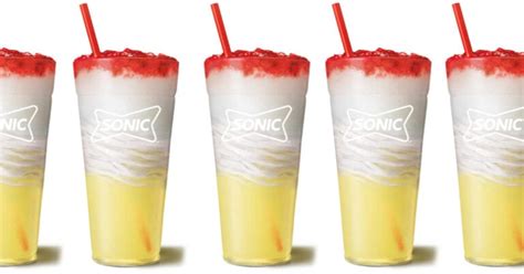 Sonic Is Releasing A Lemonberry Slush Float Complete With A Scoop Of Vanilla Ice Cream