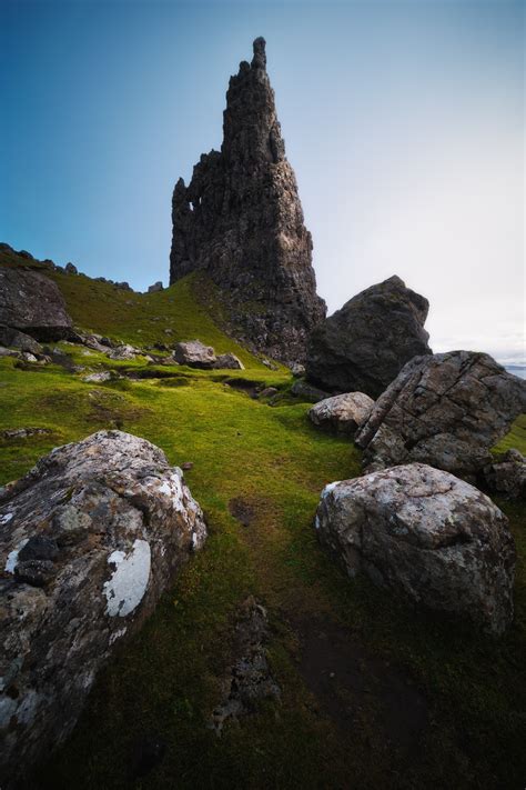 Needle Rock, one of the many fascinating rock formations of The Storr ...