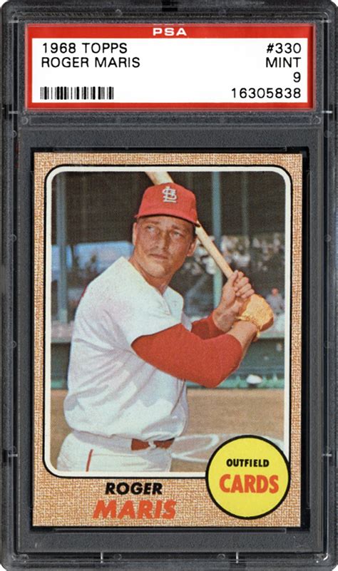 1968 Topps Roger Maris | PSA CardFacts™