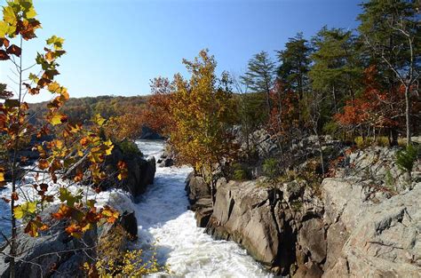 Autumn at Great Falls Photograph by Kathi Isserman - Fine Art America