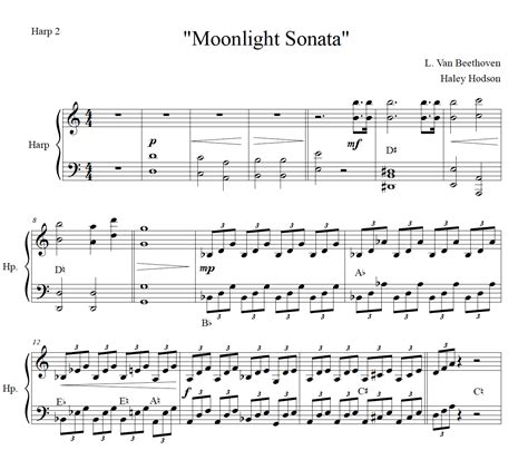 Moonlight Sonata – Harp Column Music