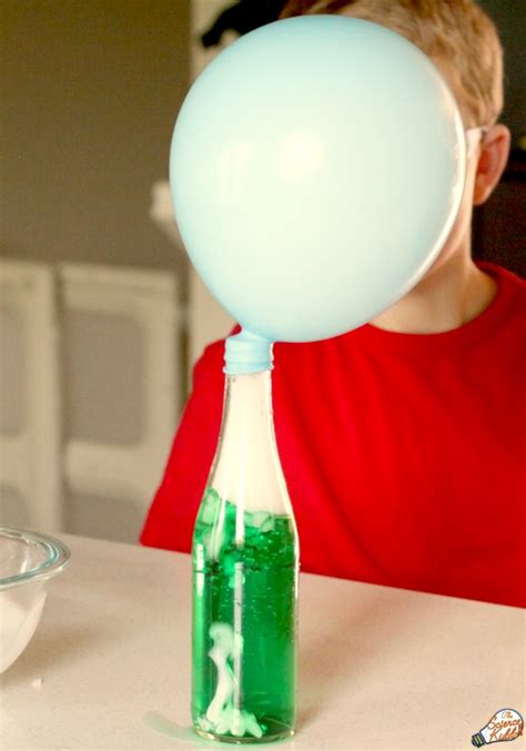 Inflate a Balloon | Cool Dry Ice Experiments • The Science Kiddo