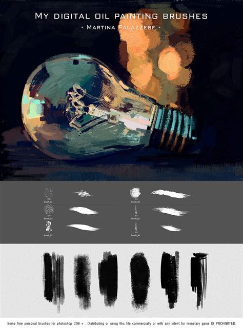 Digital Oil Painting Photoshop Brushes Free Download : Painterly ...